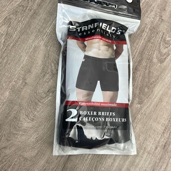 Stanfield's Men's Cotton Boxer Brief Underwear  2 Pack - Picture 1 of 4